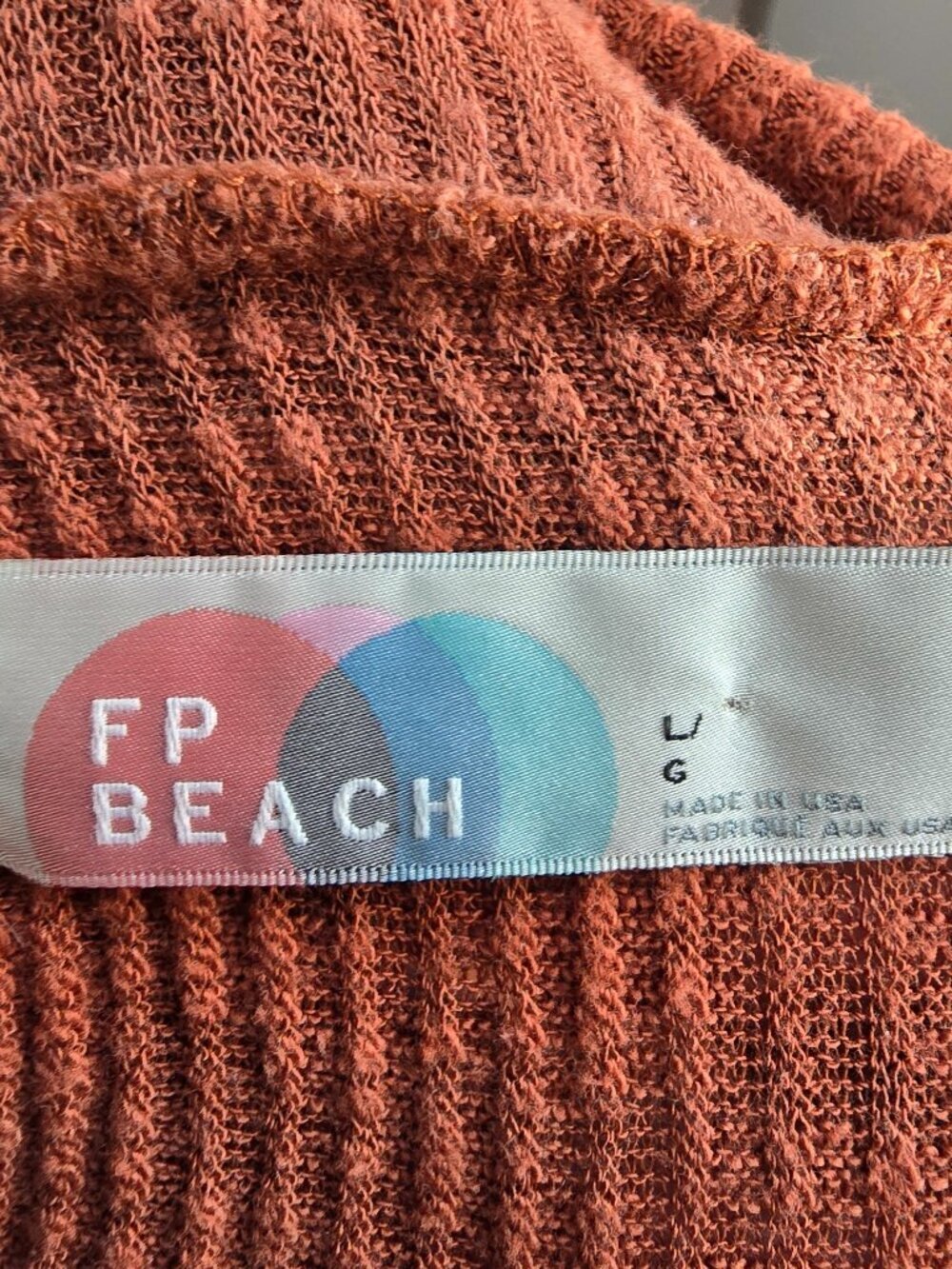Free People FP Beach World Traveler Open Back Cowl Neck Pullover - Picture 8 of 8